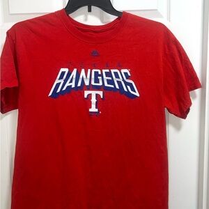 Texas Rangers Baseball T Shirt Red Adult Men's‎ Size M